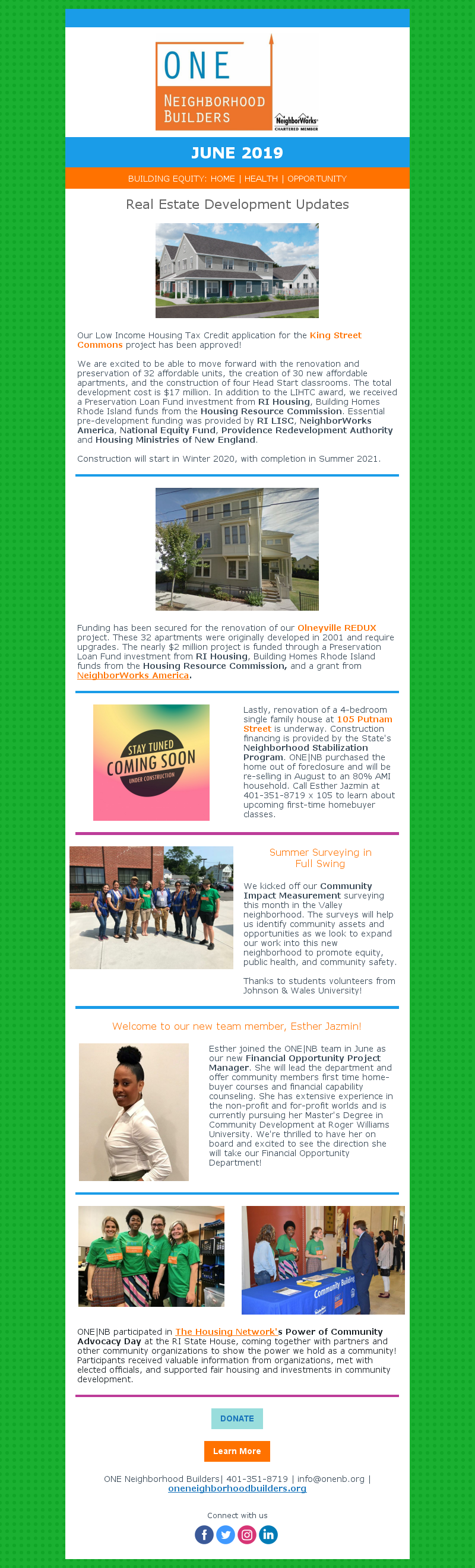 In case you missed it…(June 2019 Newsletter)