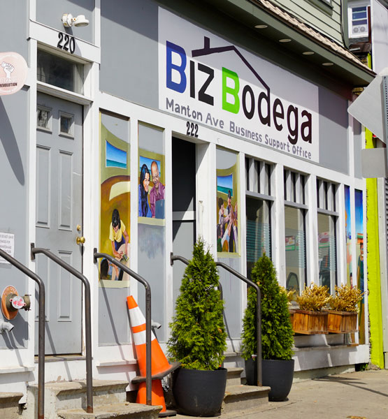 Biz Bodega — a centralized hub for small business support and resources — is located in Central Providence. 