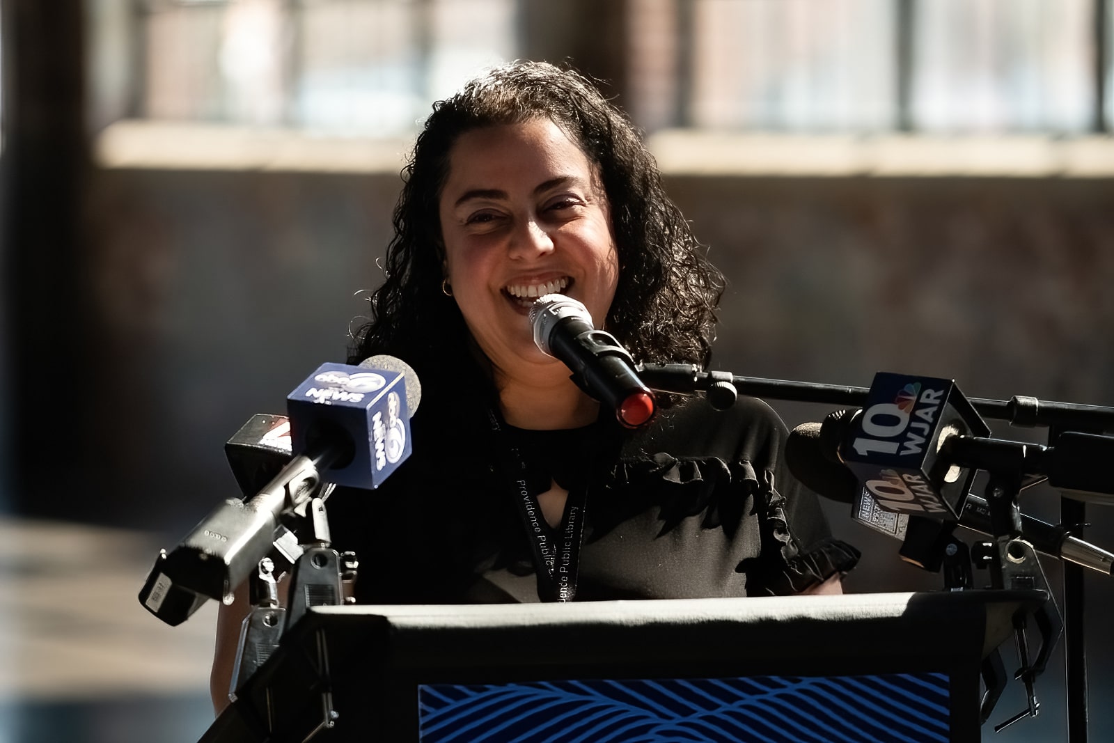Lina Bravo, the digital equity and learning coordinator with the Providence Public Library, was a participant in the Roadmap’s creation. Photo by Stephen Ide/ONE|NB