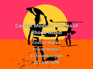 Casas modulares costeiras de Rhode Island