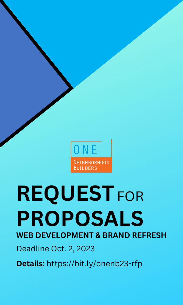Request for Proposals for ONE|N, web development and brand refresh