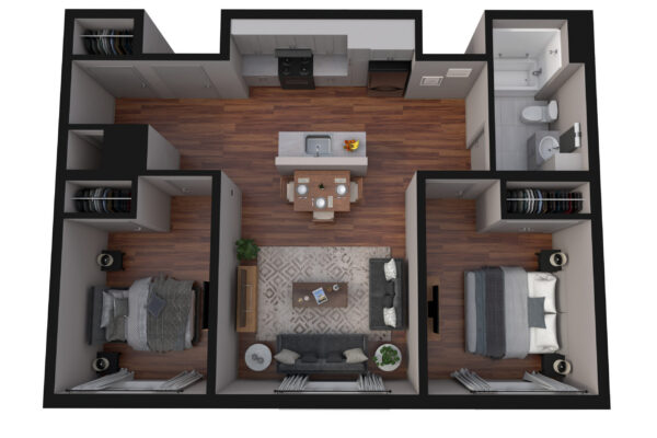 26-0316 Marketing Plans_2 Bed 2nd Floor