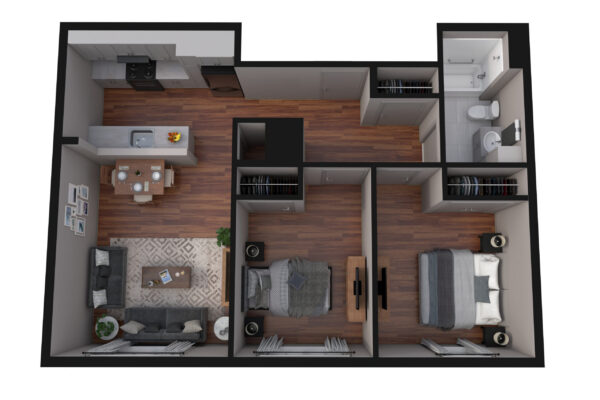 26-0316 Marketing Plans_2 Bed Typ