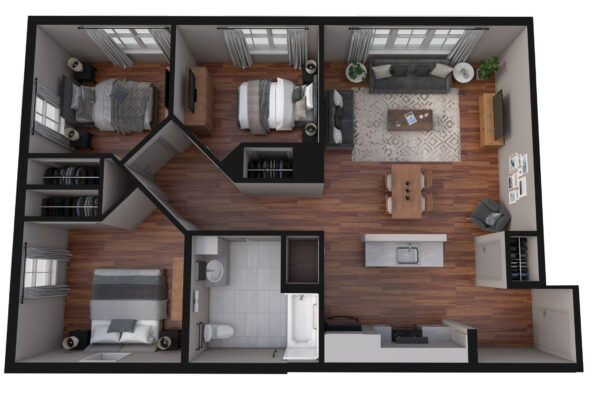 26-0316 Marketing Plans_3 Bed Typical