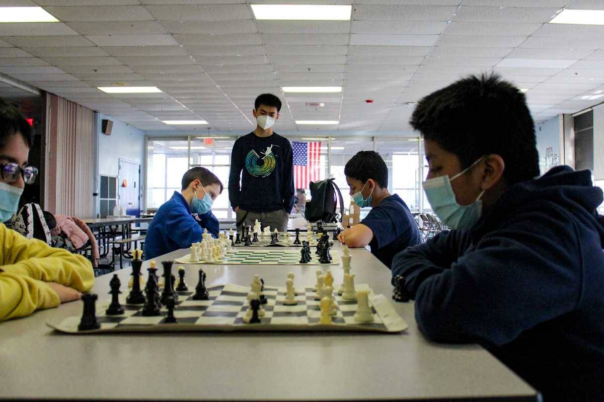 Students in the D'Abate after-school program.